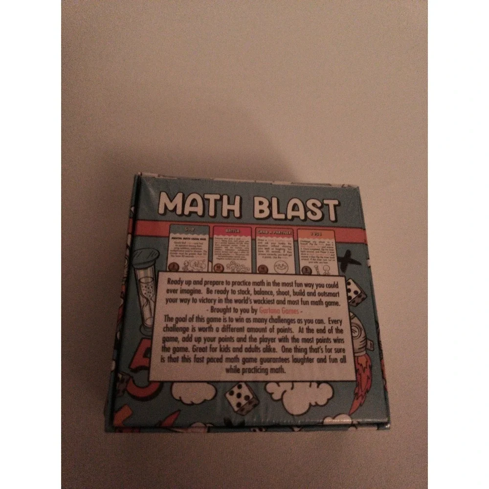 Math Blast! Cool Math Games for Kids 8-12 Fun Educational Math Game.  New Sealed